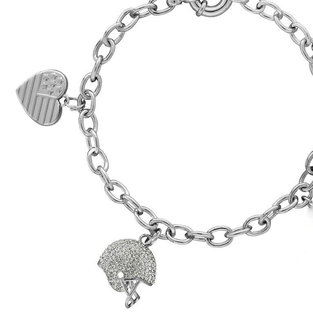 NY Giants Charm Bracelet